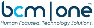 BCM One Text Logo with tagline