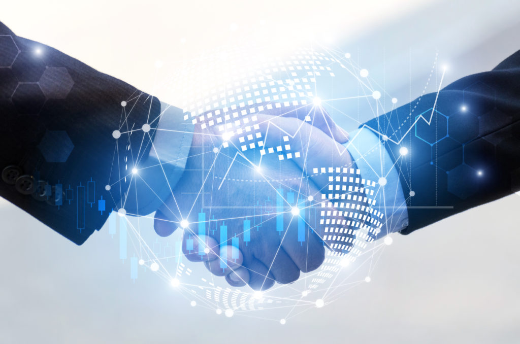 Business handshake relationship