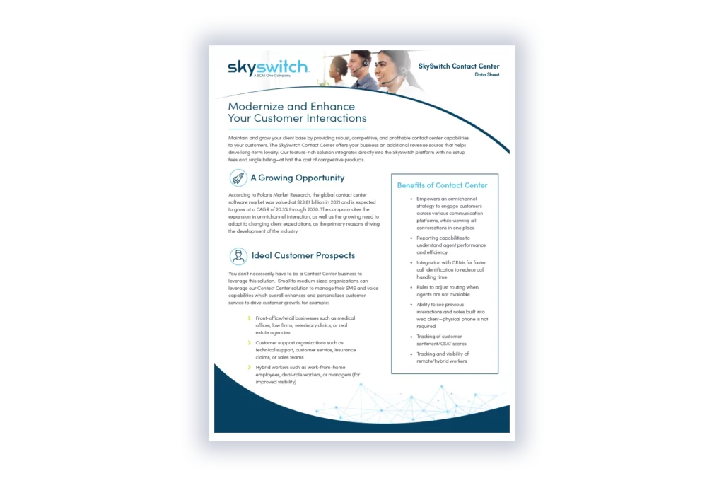 SkySwitch Contact Center